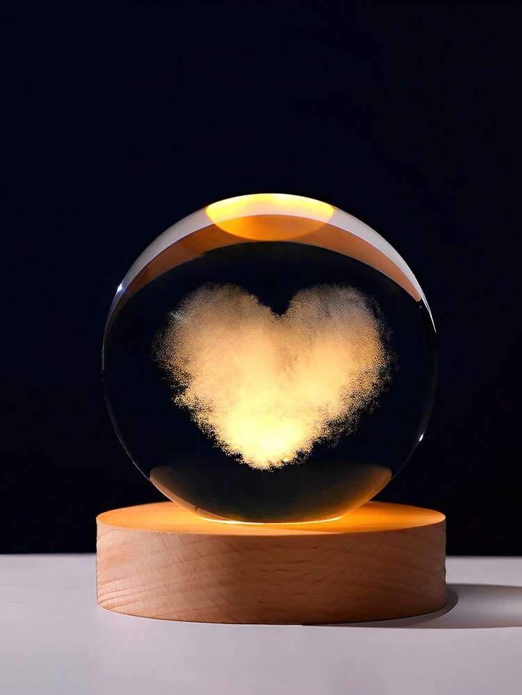 This 3D Butterfly Crystal Ball Night Light Is The Best Gift For Valentine's Day, Thanksgiving, Mother's Day And Other Holidays, As Well As A Thoughtful Birthday Gift. It Can Be Placed In Study, Bedroom Or Living Room That Needs Decoration. - Multicolor - View 2