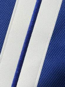 Áo thun dài tay màu xanh dương số 27 dành cho nam, kiểu dáng thường ngày, cổ chữ V thêu họa tiết, thích hợp cho các buổi tiệc tùng và thể thao mùa xuân. - Màu xanh lam - Xem 3