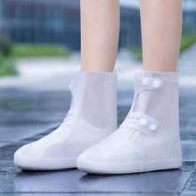 防水一体成型雨鞋套，防滑加厚鞋底，经久耐用，成人男女通用，母亲节礼物，卧室装饰，花园装饰，厨房装饰，夏季，海滩，旅行必备，房间装饰，柔软舒适，毕业季礼物，鞋架，收纳神器，户外，花园，便携式，毕业典礼，祝贺毕业生，优秀毕业生，雨靴/橡胶靴/防水靴/靴套/防水鞋套/雨鞋套/雨靴/雨靴/户外/花园 - 多色 - 查看 12