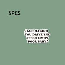 惊声尖叫主题“请别杀我”乙烯基贴纸 - 卡通汽车贴花，自粘式，可重复使用，左侧汽车装饰，耐用塑料表面，非常适合万圣节和主题派对，万圣节汽车装饰 - 光膜 - 查看 9