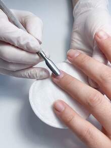 带勺角质层推棒 专业指甲角质层去除清洁器 100% 不锈钢 - 彩色 - 查看 5