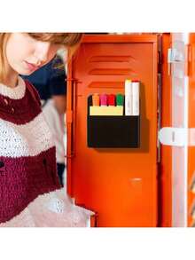 Magnetic Hanging/Adhesive Pen Holder Storage Box Blackboard Wall Mount, Easy Wipe Small EVA Felt Mini Whiteboard Eraser Drawing Board - One Size - View 5