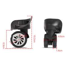 4-Piece Universal 360° Silent Replacement Suitcase Wheels | Durable Easy-Install Trolley Castors For Smooth, Quiet Travel - A - View 3