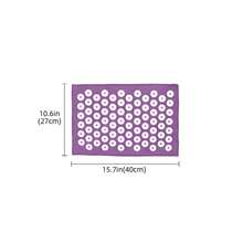 Acupressure Mat For Neck And Back Muscle Massage, Muscle Relaxation, Sciatica And Meditation Yoga Mat, Acupressure Pillow, Relieve Neck And Back Pain, Muscle Relaxation And Stress Relief, Suitable - Multicolor - View 12