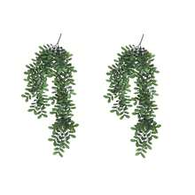 1pc 70.86 Inch Artificial Eucalyptus Wreath With White Flowers, Silver Dollar Eucalyptus Leaves And Gypsophila Floral Vines, Artificial Green Leaf Vines, Suitable For Couple Dates, Home Decor, Porch, All Season Celebrations, Wedding Backdrops, Party Walls, Fireplace Mantels, Decorative Hanging Greenery - Eucalyptus Leaf Cane - View 14