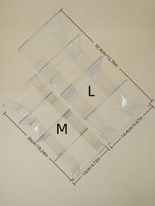 1pc Baby Shoe Rack, Large Capacity Cabinet-Style Shoe Rack, Children's Shoe Rack, Transparent Shoe Rack, Space-Saving Partition Desktop Transparent Multi-Function Rack, Suitable For Nursery, Newborn Room, Girls' Room Decor, Bedroom, Living Room, Entrance, Storage Room, Foyer Or Bathroom - Multicolor - View 7