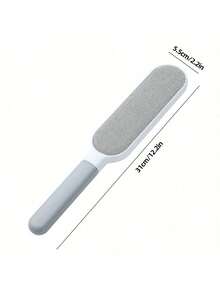 1个装，可重复使用的双面除毛刷，手动静电粘毛除尘刷，地毯除毛刷，适用于衣物、沙发、家具、床上用品，清洁工具，吸尘器配件，毛绒绒的派对刷，适合秋季、圣诞节等场合。 - A - 查看 3