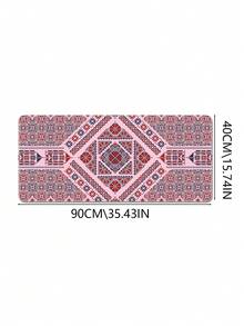 图案桌垫，适用于家庭和办公室的加长型大型鼠标垫、大型游戏鼠标垫、笔记本电脑键盘垫，底部采用防滑橡胶材质，边缘缝合加固。 - 彩色 - 查看 10