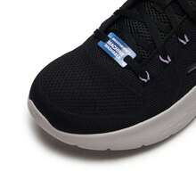 Skechers 女士 Go Run Lite 舒适轻便日常跑步鞋 129429-BKLV - 黑色/薰衣草色 - 查看 6