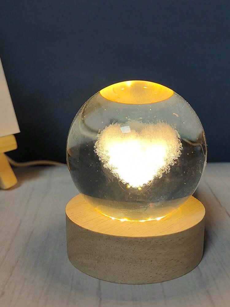 This 3D Butterfly Crystal Ball Night Light Is The Best Gift For Valentine's Day, Thanksgiving, Mother's Day And Other Holidays, As Well As A Thoughtful Birthday Gift. It Can Be Placed In Study, Bedroom Or Living Room That Needs Decoration. - Multicolor - View 8