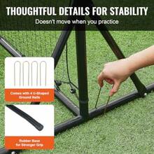 Superior Bronz Soccer Rebound Trainer Iron Soccer Training Equipment Sports Football Rebounder Wall Double-Sided Rebounding Net Easy Assembly Perfect For Backyard Practicing Solo Training Passing - Black - View 6