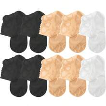 New High-Quality Summer Fashion Women's Thin Anti Slip Mesh Lace Transparent Short Socks - Multicolor - View 20