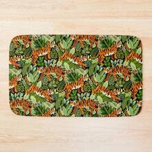 Bengal Tiger Jungle Bath Mat Carpet In The Living Room Non-Slip And Washable Kitchen Kitchen Bath Rugs For Bathroom Mat - 1PC - View 1