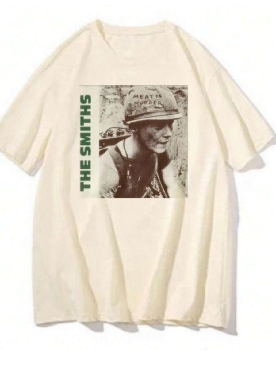 Rock Band T-Shirt,  Album, Women's/Men's Shirt, Cover, Show Shirt - Branca - 查看 1