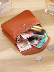 1PC Women's PU Coin Purse, Multi-Functional Large-Capacity Card Holder, Can Hold Small Accessories, Coins, Bank Cards, Lipstick, Soft Leather Wallet, Document Organizer, RFID Shielded Credit Card Holder, Anti-Theft, Perfect Gift, Travel Essential. - Multicolor - View 9