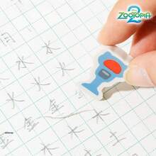 Disney Zootopia Judy Hopps And Nick Wilde Shaped Cute Cartoon Erasers, Mini 3D Erasers In Gift Box, DIY Assembly, Back To School Essential And Gift - Judy - View 5