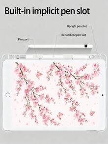 这款樱花盛开平板电脑保护套的设计灵感源自盛开的粉色樱花枝条，并点缀着精致的蝴蝶，呈现出轻盈浪漫的视觉效果，洋溢着春天的清新气息。它采用柔韧的TPU后盖和精致的PU皮革翻盖结构，兼具可靠的保护性能和优质的手感。 - 彩色 - 查看 3