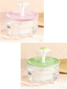 1500ml/50.72oz USB Powered Cat Water Fountain - Semi-Transparent, Automatic Circulation Pet Drinking Fountain, Adjustable Flow Rate & Filter Cotton, Suitable For Cats And Dogs - Multicolor - View 8