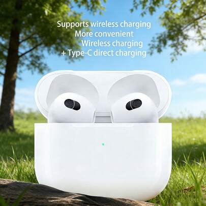 PD-BT430 Pro Bluetooth Headphones: Deep Noise Cancellation, Bluetooth V5.3 Chip, Imperceptible Latency, Touch Controls, Spatial Audio, Instant Connection Upon Power-On, Comfortable Fit, Long Battery Life, Compatible With Both Apple And Android, White.