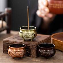 Alloy Mini Incense Burner, Copper Incense Holder, Xuande Incense Burner, Stick Incense Holder, Home Sandalwood Burner, Premium Copper Burner - Mini Incense Burner - View 2