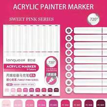 Languo Direct Tip Acrylic Marker Pens, High Capacity For Layering Colors, Waterproof Marker Pens With High Coverage, Suitable For Coloring, Graffiti And DIY Art Creation On Paper, Wood, Fabric, Ceramic, Metal And Stone - Sets - View 33