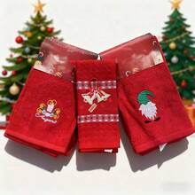 Hand Towels - Christmas Candle - View 2