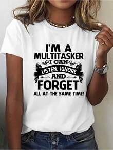 Women T-Shirts - Black - View 8