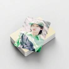 60+32PCS Korean Boy Group Photo Cards Stickers Set - JUHOON JAMES Collectible LOMO Cards, Making It The Perfect Valentine's Day Gift, New Year's Gift, Or A Special Gift For Boys And Girls' Fans. - Multicolor - View 6