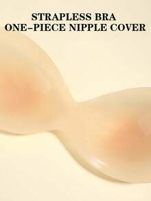 Ultraleichter Frauen Einteiler Klebebrusthalter, mit Rückenschulterriemen Design, löst sich nicht ab, feste Nippelabdeckungen, unsichtbare und nahtlose BH-Pads, unsichtbarer BH, Damen Unterwäsche, formt die Brüste, verhindert seitliches Ausweichen, verhindert Durchhängen, geeignet für Reisen, Urlaub, Strand, Bikini, Hochzeitskleid, Kleid - Verschiedenfarbig - Übersicht 6