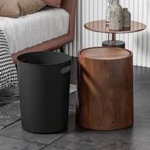 Small Trash Can With Lid - Mini Garbage Bin With Inner Bucket, Suitable For Kitchen, Office, Bedroom, Living Room, Christmas Gift, Cleaning Supplies - A - View 8