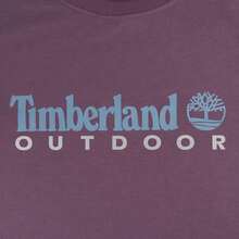 Timberland Men's AF Anti-UV Outdoor Graphic T-Shirt, Knit Collarless Short TA41Z5-ENX - Purple - View 4