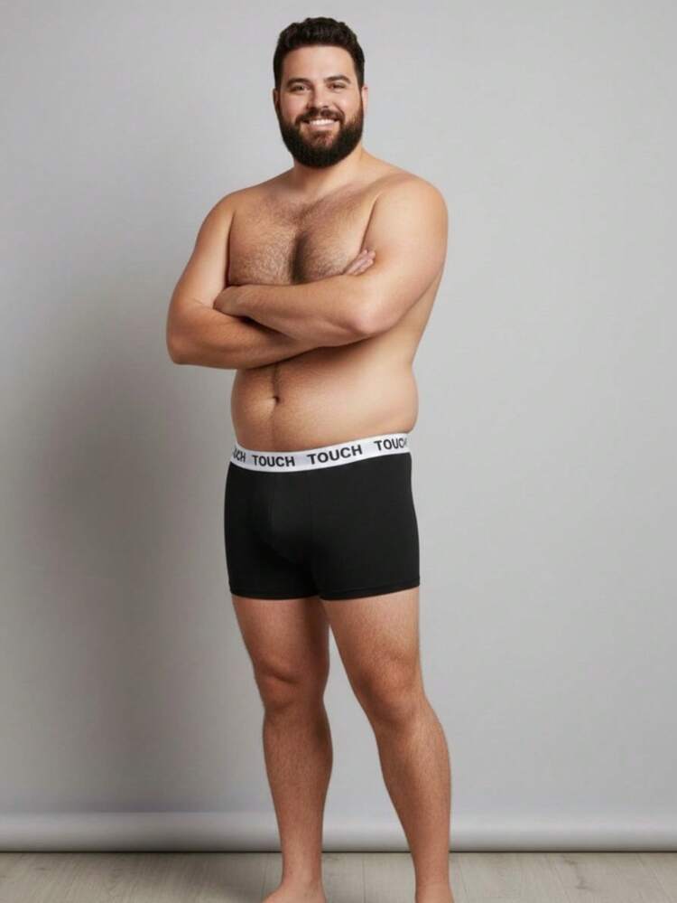 Set Of 10 Men's Plus Size Microfiber Boxer Briefs (Extra Large) - Nhiều loại - Xem 9