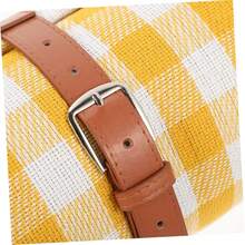 Mantel de Picnic Grande Resistente la Humedad Color Amarillo y Crema para Playa Camping y Picnic Tapete Portátil para Exteriores - A - Ver 3