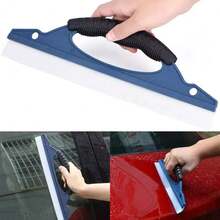 Cars Window Wash Clean Wiper Plate Silicone Car Wiper Board Windshield Cleaner Brush Scraper Squeegee Drying Blade Cleaning Tool - A - View 6