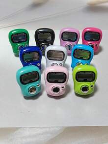 3 件/1 件指环数字计数器，便携式手指计数器，迷你手持式手动点击计数器，适用于运动计步、仓库盘点、祈祷配件 - 彩色 - 查看 19