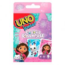 Mattel Games UNO Junior Gabby Dollhouse - La Casa de Gabby - Uno - Juegos de Mesa de Cartas - Ref. JLH17 - Multicolor - Ver 1