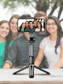 1 Pc 3-In-1 Selfie Stick Tripod Portable Extendable Phone Holder - Classic - View 6
