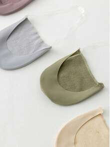 Women's Ultra-Thin Breathable Invisible Low-Cut Boat Socks, Invisible Ice Skating Socks - Multicolor - View 7