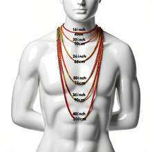 15mm Men's Cuban Chain Necklace With Ice Crystal Hip-Hop Rhinestones Dazzling Heavy-Duty Thick Chain Cuban Link Necklace Unisex Luxury Hip-Hop Jewelry Men's Chain Necklace Men's Cuban Chain Necklace - 金的 - 查看 5