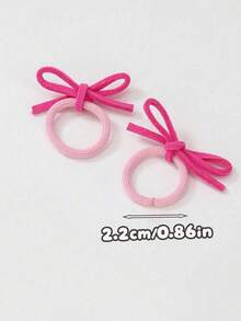 11件套女孩迷你蝴蝶结发圈和动物图案果冻迷你梳套装，便携实用糖果色小梳子，适合女孩发型设计和护发，送给女孩的最佳礼物 - 彩色 - 查看 5