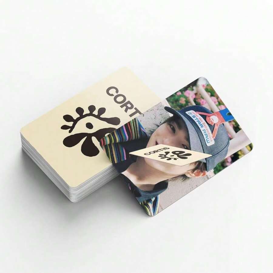 92张双面照片卡，韩国明星周边LOMO卡，艺人收藏品，粉丝礼物，生日礼物套装 - 彩色 - 查看 1