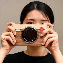 Jewelry Bags - Hộp đựng trang sức hình máy ảnh bằng gỗ óc chó đen - Xem 6