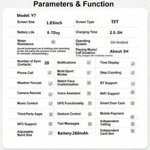 Brand New High-Definition Touch Screen Smart Watch With Wireless Calling (Dial & Answer), Abundant Watch Faces, Activity Tracking, Message Notifications, Multi-App Alerts, Compatible With Android And IOS Phones, Perfect Gift For Boyfriend/Girlfriend - Multicolor - View 7