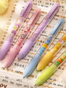2 PCS Diy String Erasable Neutral Pen, Black Quick Drying Smooth And High Aesthetic Ballpoint Pen - Multicolor - View 11