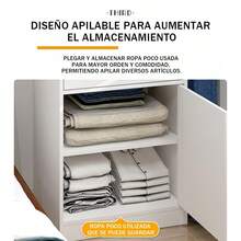 Closet Armable Para Ropa Modernos Con 2 Cajones Ropero Para Dormitorio - Blanco - Ver 6