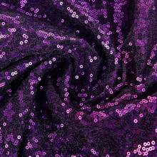 1 pieza de tela brillante con lentejuelas de 3mm de colores, adecuada para decoración de fondo de boda, alfombra, confección de vestidos DIY, material brillante - A - Ver 44