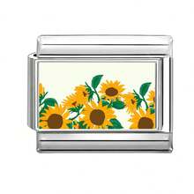 1件DIY照片模块化手链，饰有花朵、风景、五角星、心形元素，适合作为派对礼物送给朋友/情侣，适合圣诞节、新年、万圣节、情人节等节日。 - M292842 - 查看 9