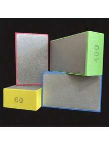 4片装金刚石抛光垫，尺寸93mm x 58mm，适用于陶瓷砖、玻璃、石材、大理石、陶瓷研磨盘 - A - 查看 7