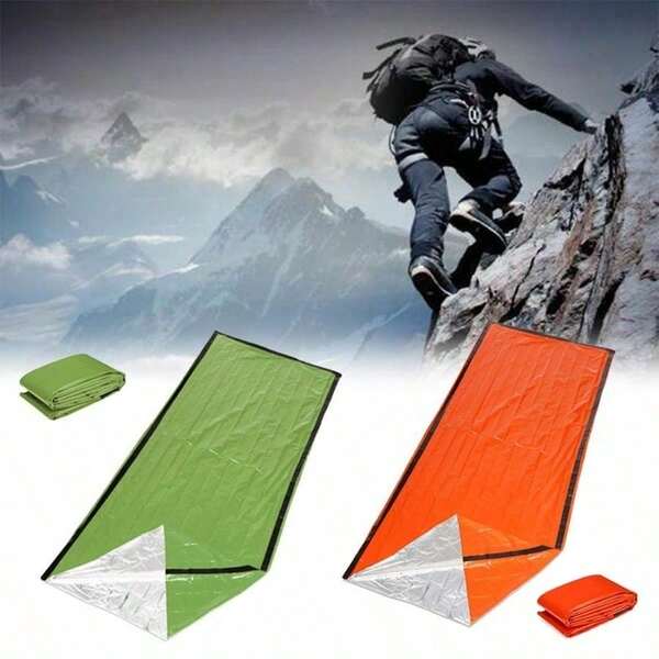 Portable Emergency Survival Sleeping Bag Thermal Insulation Equipment Lightweight First-Aid Blanket Foldable
