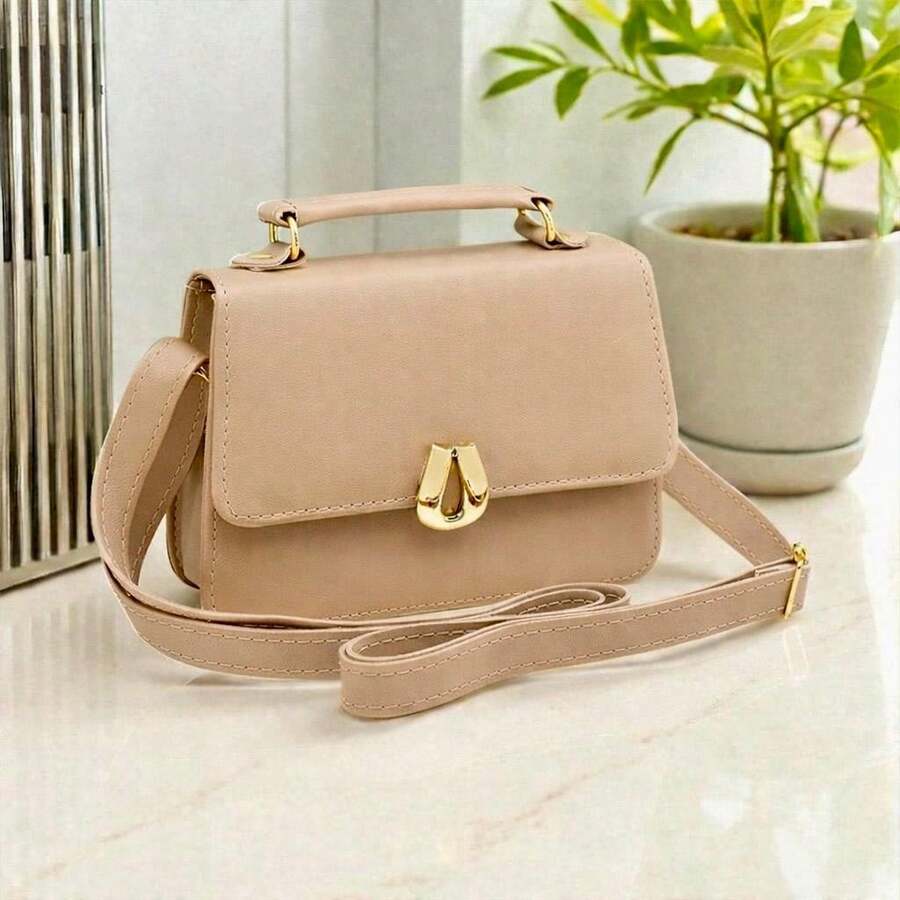 New Collection Women's Mini Crossbody And Hand Bag - Màu Khỏa thân - Xem 1